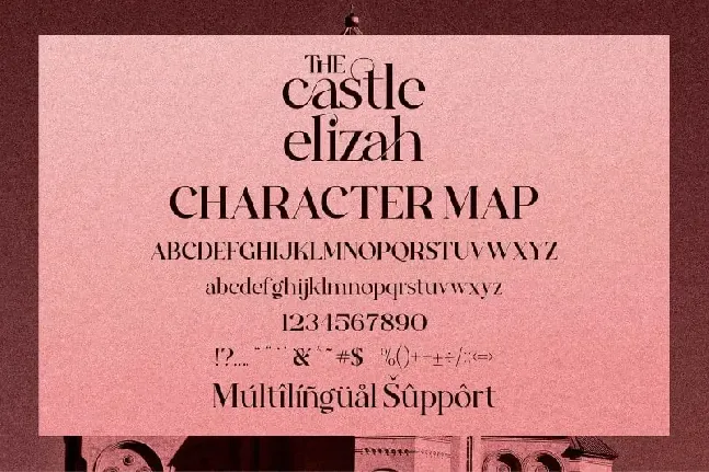 The Castle Elizah Serif font