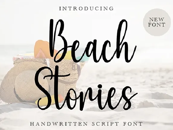 Beach Stories font