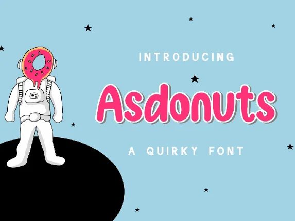 Asdonuts font