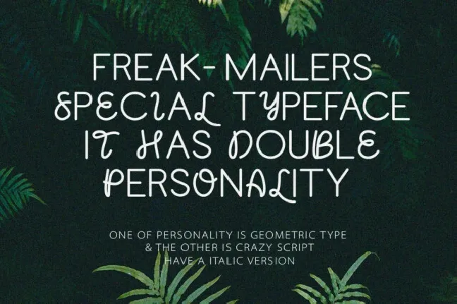 Freak Mailers font