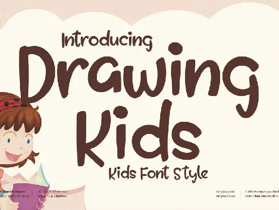 Drawing Kids font