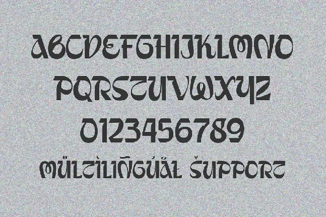 Conteza font