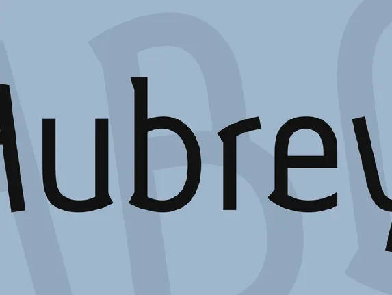 Aubrey font