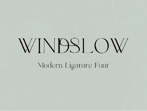 Windslow font