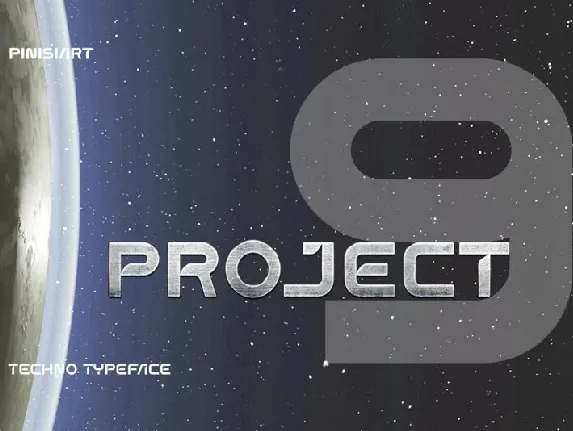 Project 9 font