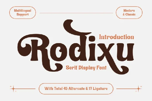 Rodixu font