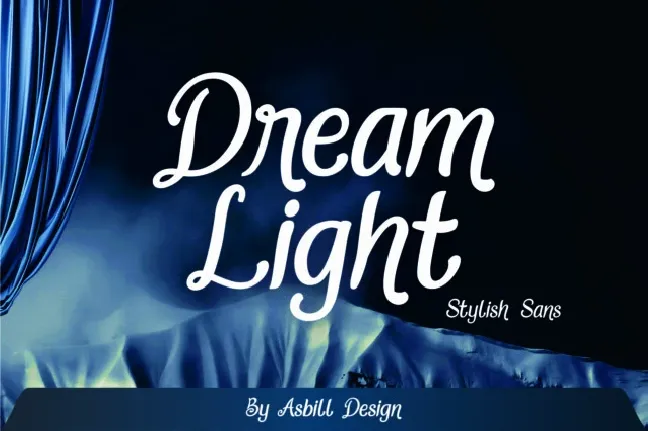 Dream Light Script font