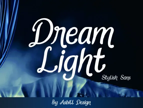 Dream Light Script font