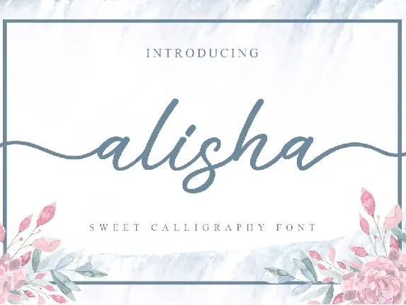 Alisha font