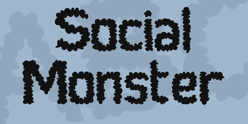 Social Monster font