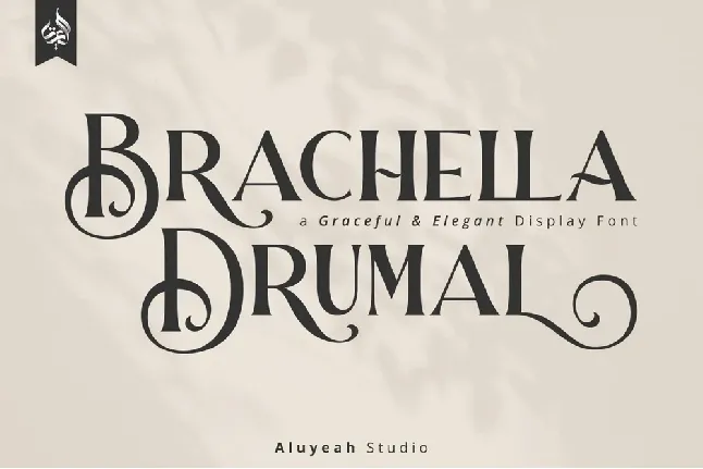 Barchella Drumal font