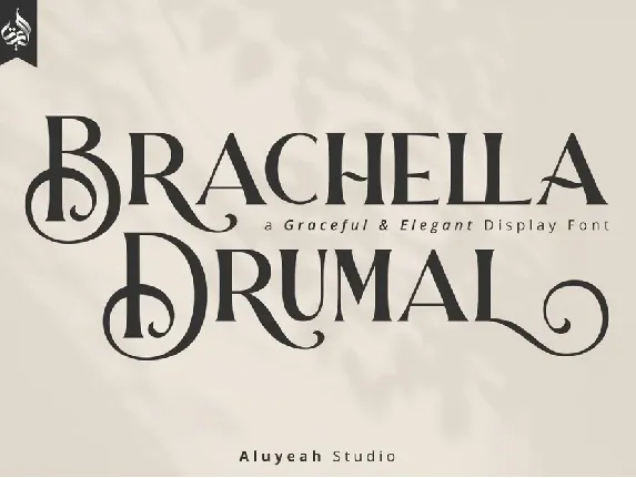 Barchella Drumal font