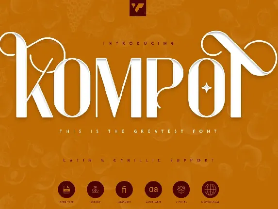 Kompot font