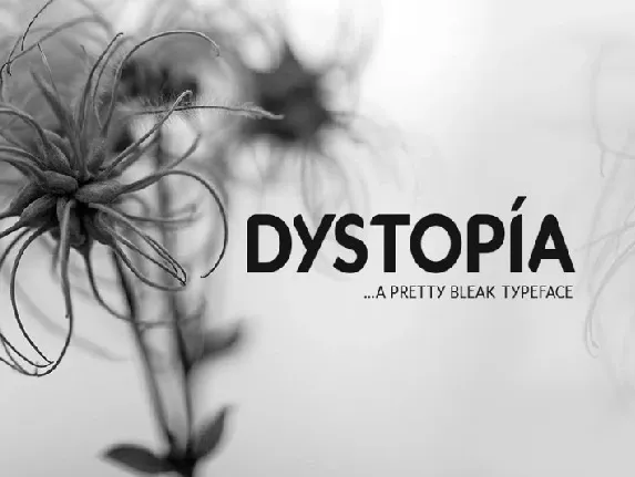 Dystopia font