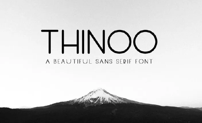 Thinoo Sans Serif font