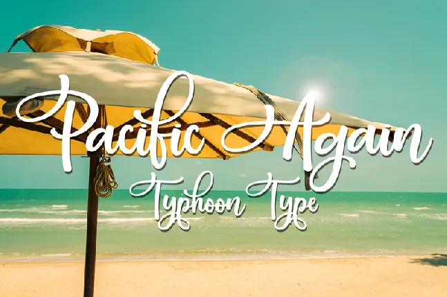 Pacific Again Free Download font