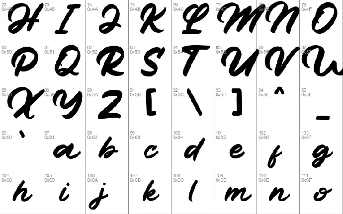 Mingkung (Demo) font