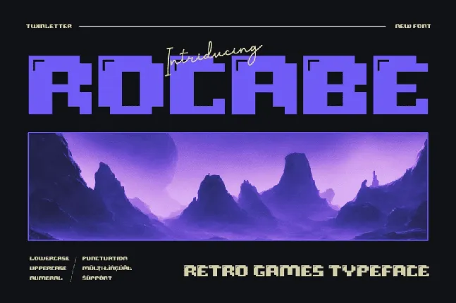 ROCABE Trial font