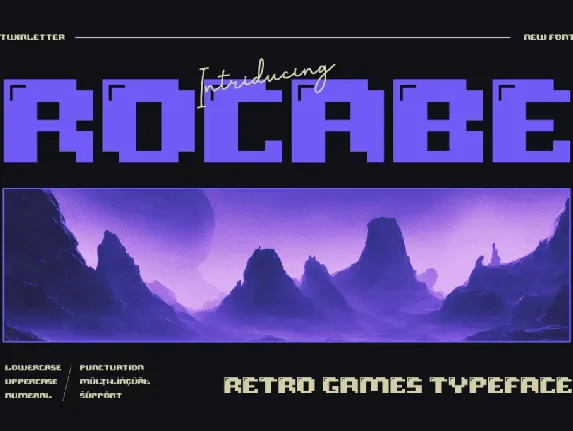 ROCABE Trial font