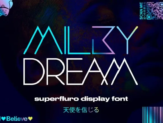 Milky Dream font