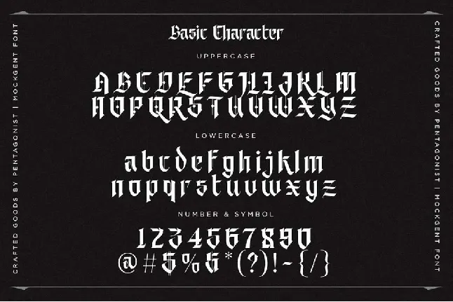 Mockgent font