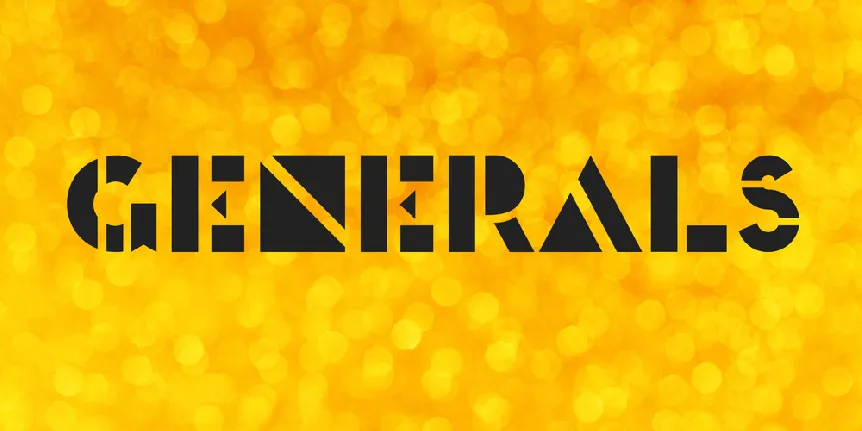 Generals font