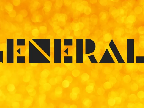 Generals font