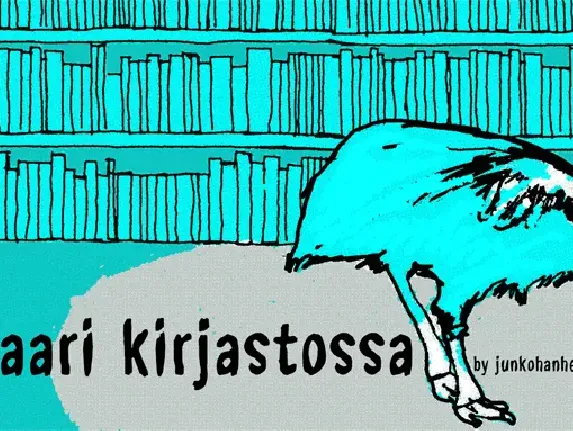 Kasuaari kirjastossa font