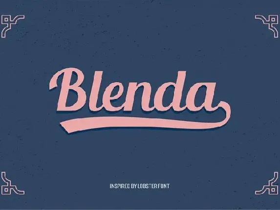 Blenda Script font