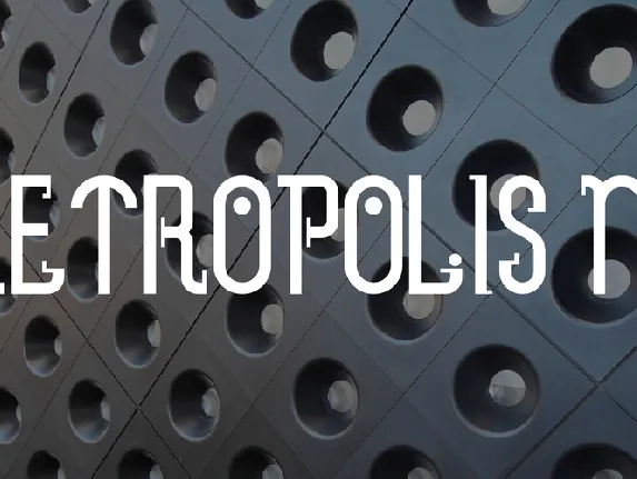 Metropolis NF font