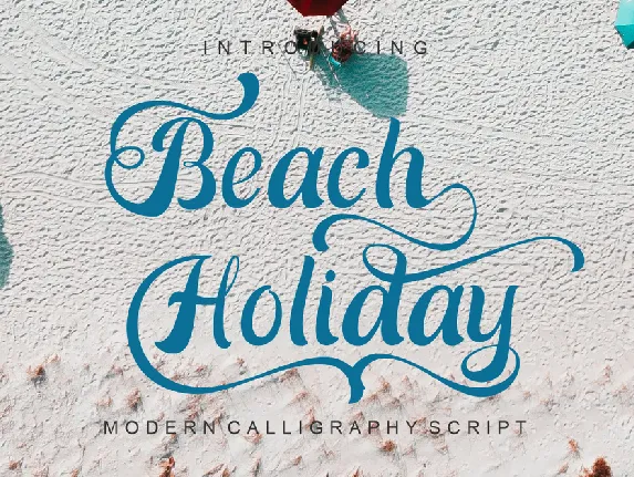 Beach Holiday font