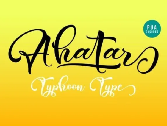 Ahatar font