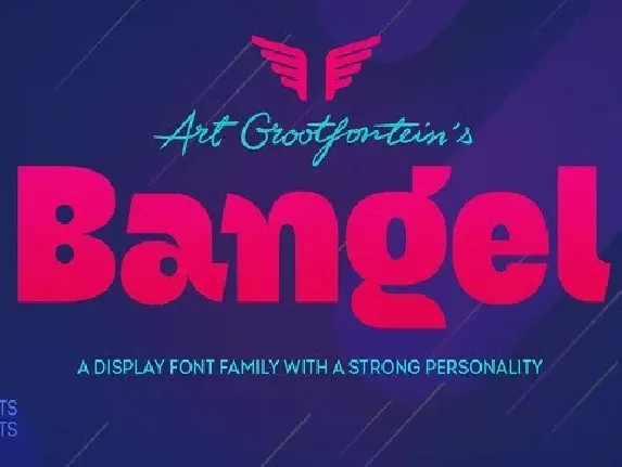 Bangel font