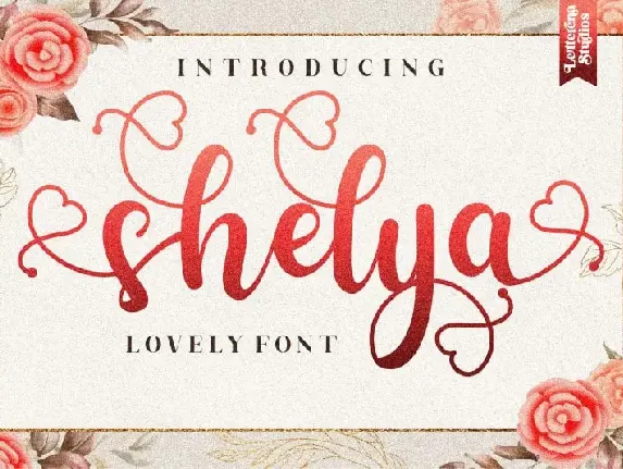 Shelya Calligraphy font