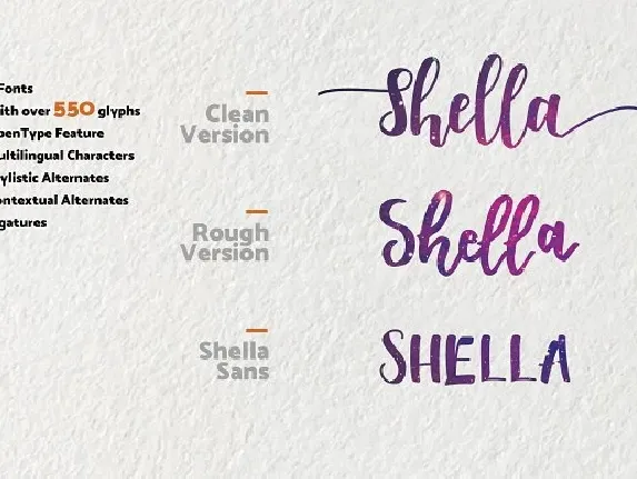 Shella Clean Free Download font