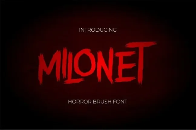 Milonet font