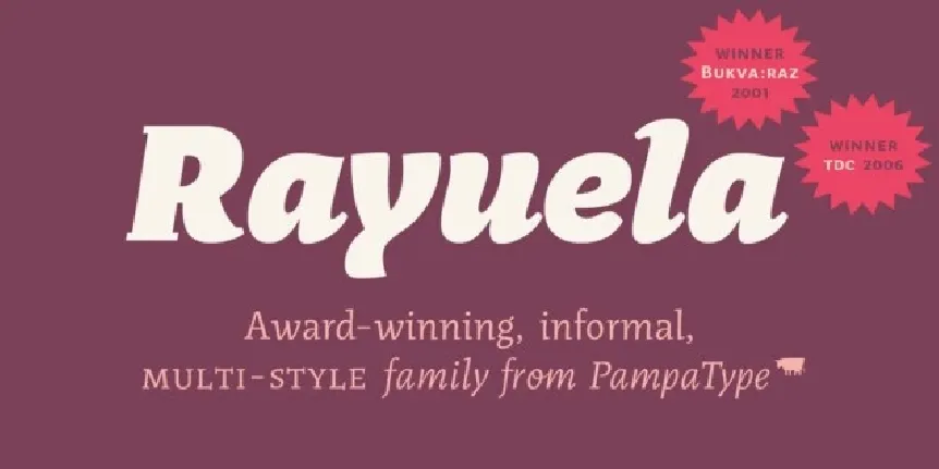 Rayuela Family font