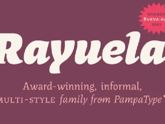 Rayuela Family font