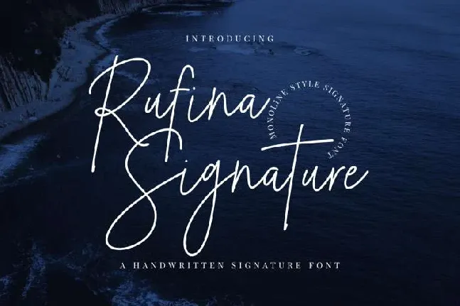 Rufina Signature font