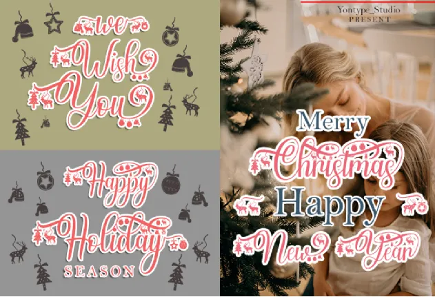 Maria-Christmas font