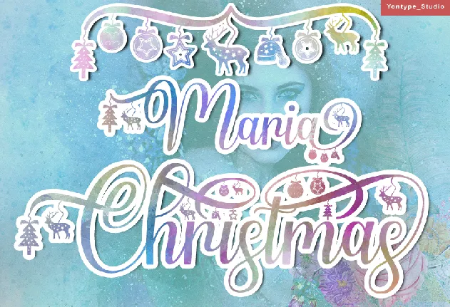 Maria-Christmas font