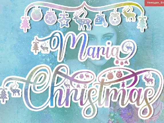 Maria-Christmas font