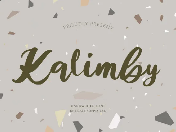 Kalimby font