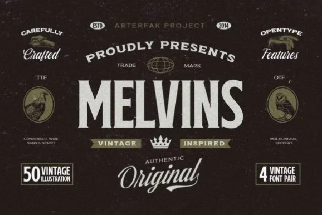 Melvins font