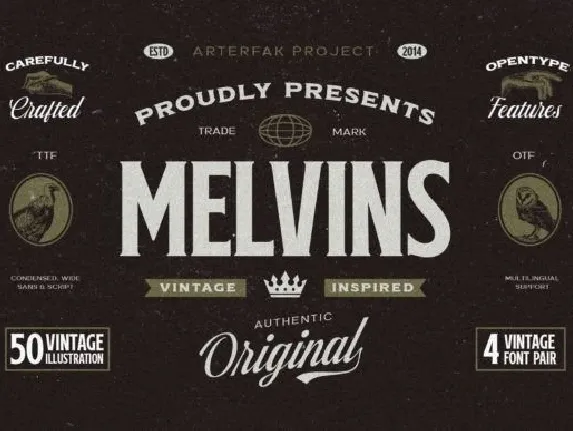 Melvins font