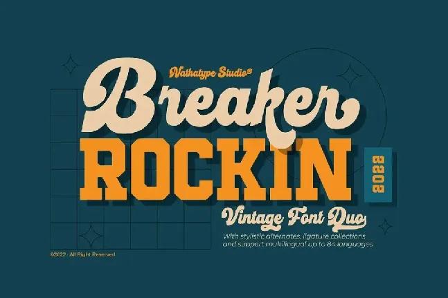 Breaker Rockin font