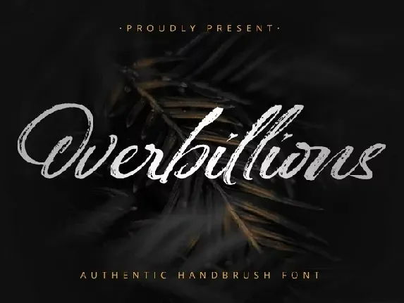 Overbillions font