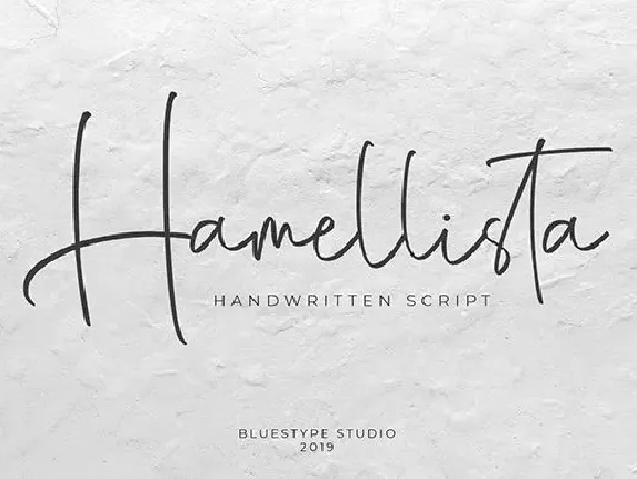 Hamellista Script font