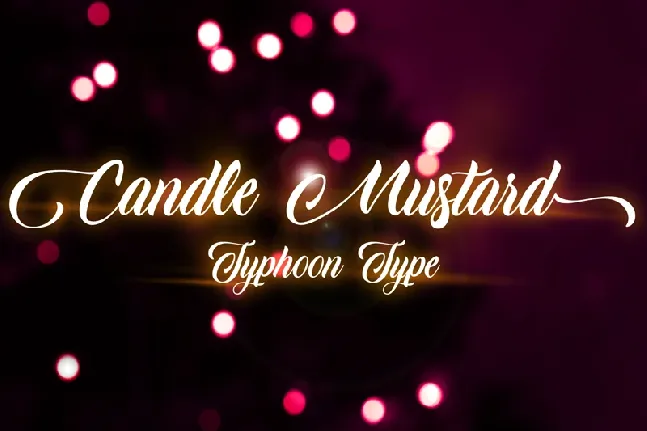 Candle Mustard Free Download font