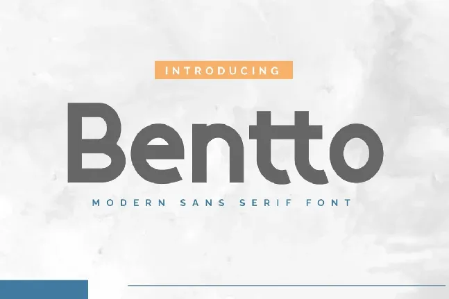 Bentto font